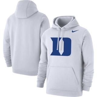 デューク・ブルーデビルズ Nike ロゴ クラブ プルオーバー パーカー - ホワイト