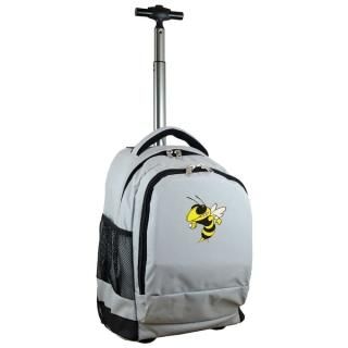 Georgia テック イエロー ジャケットs 19'' プレミアム ホイール リュック - グレー