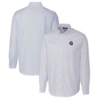 ゴンザガ・ブルドッグス カットter & Buck Vault ストレッチ Oxford ストライプ