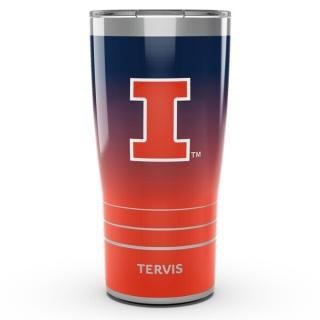 イリノイ・ファイティングイリ二 Tervis 20オンス(591ml) Ombre ステンレス ステ