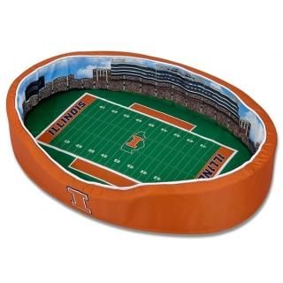 イリノイ・ファイティングイリ二 7'' x 22'' x 34'' ミディアム スタジアム Oval
