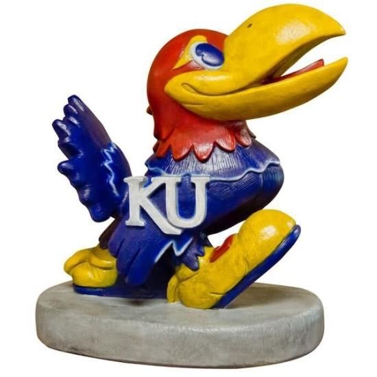 カンザス大学　ジェイホークス　バスケットボール　マスコット　キャラクター Kansas jayhawks logo - Etsy 日本