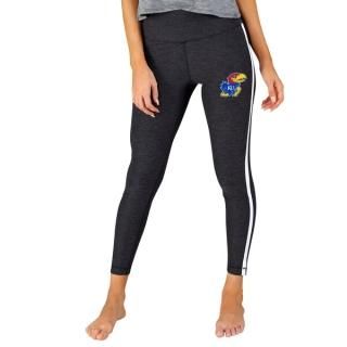 カンザス・ジェイホークス コンセプト スポーツ レディース センターライン ニット Leggings