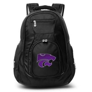 カンザスステイト・ワイルドキャッツ MOJO 19'' ラップトップ トラベル リュック - ブラッ