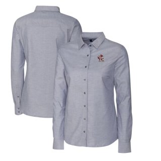 ルイビル・カージナルス カットter & Buck レディース Oxford ストレッチ ロングスリ