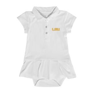 ルイジアナステイト・タイガース Garb ガール キッズ カーoライン キャップ スリーブ ポロ ド