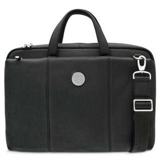 マーケット・ゴールデンイーグルス レザー Briefcase - ブラック