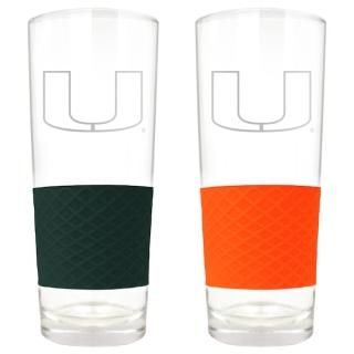 マイアミ・ハリケーンズ 22オンス(650ml) ロゴ Score パイント(473ml) ガラス