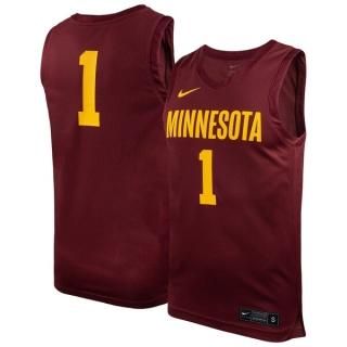 #1 ミネソタ・ゴールデンゴーファーズ Nike チーム レプリカ バスケットボール ジャージー -