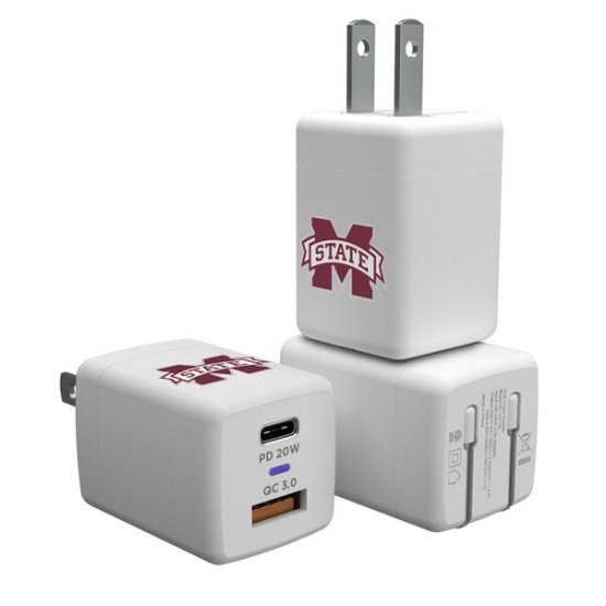 Mississippi ơ Bulldogs USB A/C Charger ᡼