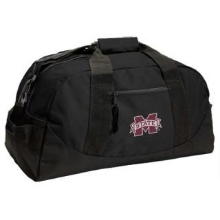 Mississippi ステート Bulldogs Dome ダッフル - ブラック