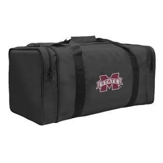 Mississippi ステート Bulldogs Gear パック スクエア ダッフル - ブラッ