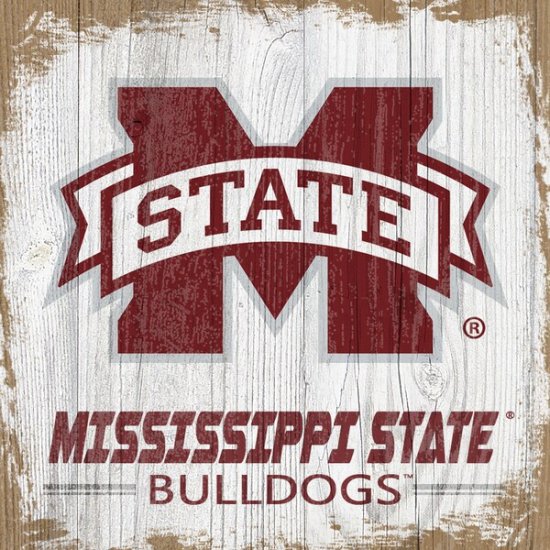 Mississippi ơ Bulldogs 6'' x 6''   ֥å ᡼