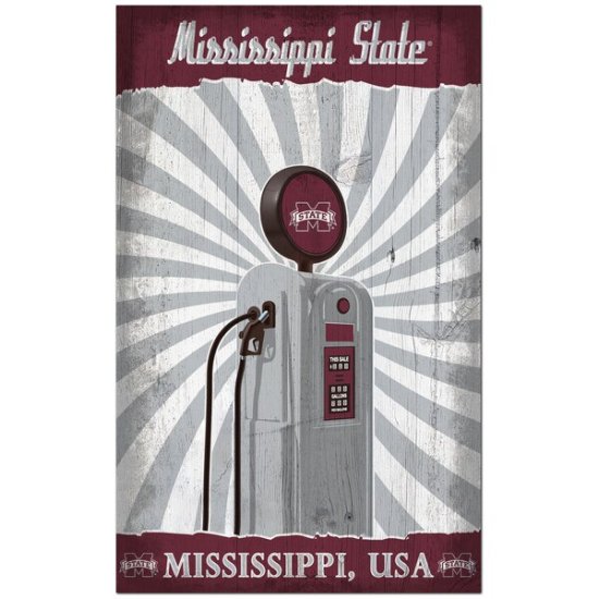 Mississippi ơ Bulldogs 11'' x 19'' ȥ Pump Loc ᡼