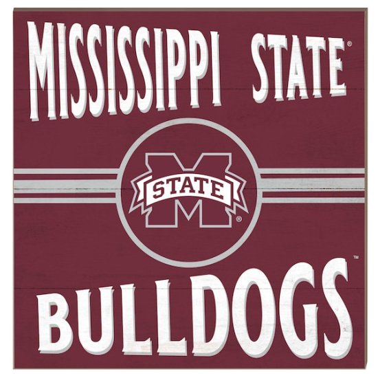 Mississippi ơ Bulldogs 10'' x 10'' ȥ   ᡼