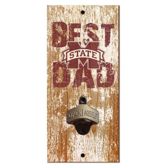 Mississippi ơ Bulldogs 5'' x 12'' Best Dad ȴ ᡼