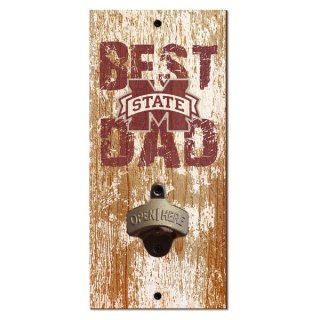 Mississippi ơ Bulldogs 5'' x 12'' Best Dad ȴ ͥ