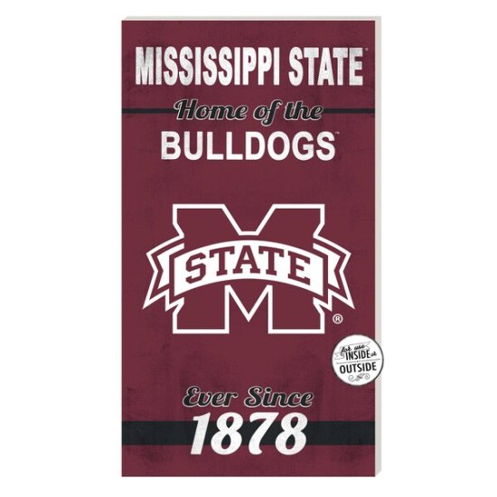 Mississippi ơ Bulldogs 11'' x 20'' ۡ Of   ᡼
