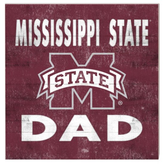 Mississippi ơ Bulldogs 10'' x 10'' Dad ץ顼 ᡼