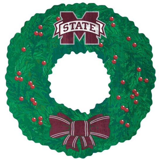 Mississippi ơ Bulldogs 16''  Wreåh  ᡼