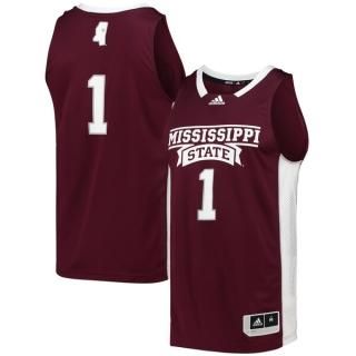 #1 Mississippi ステート Bulldogs アディダス チーム スウィングマン バスケ