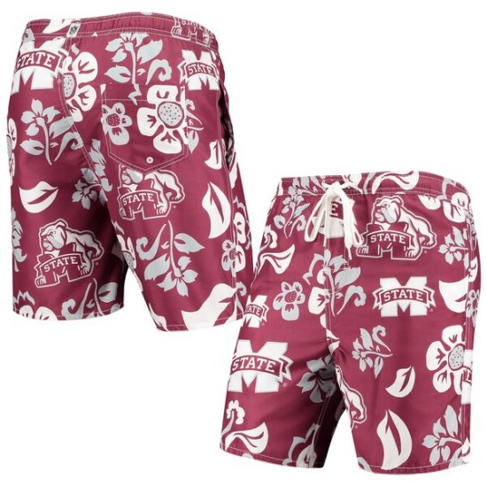Mississippi ơ Bulldogs Wes & Willy Floral Volle ᡼