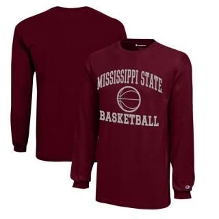 Mississippi ステート Bulldogs チャンピオン ユース アイコン ロゴ ロングスリ
