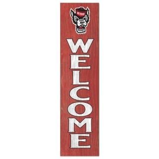 ノースカロライナステイト・ウルフパック 12'' x 48'' Welcome アウトドア Lean