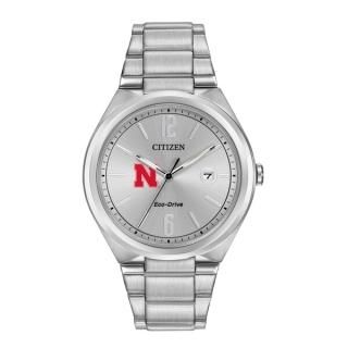 Nebraska Huskers Citizen Eco-ドライブ ステンレス スティール ウォッチ