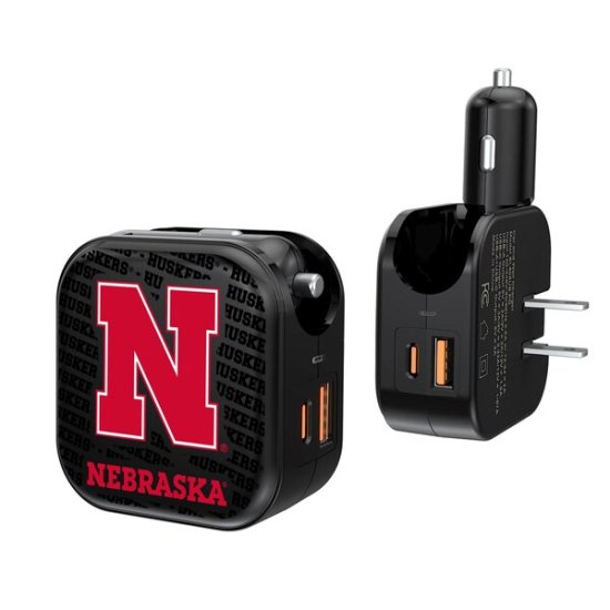 Nebraska Huskers ǥ奢 Port USB  & ۡ Charger ᡼