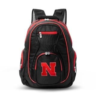 Nebraska Huskers MOJO Trim カラー ラップトップ リュック - ブラック