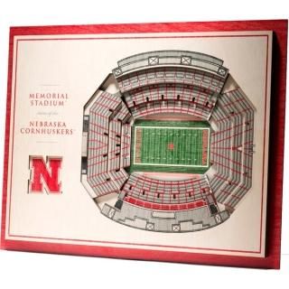 Nebraska Huskers 17'' x 13'' 5-Layer Views 3D ͥ