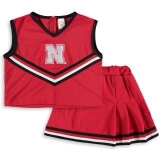 Nebraska Huskers ガール ユース 2点 チアー セット - Scarlet