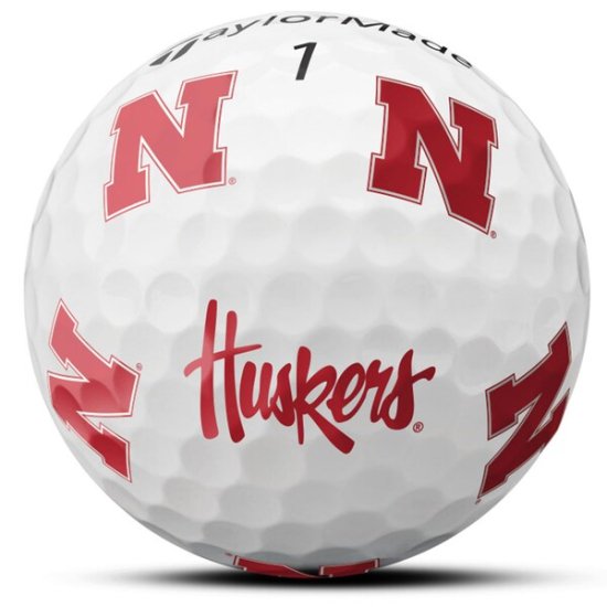 Nebraska Huskers テイラーMade チーム ロゴ TP5 12パック ゴルフ ボール - NBAグッズ バスケショップ通販専門店  ロッカーズ