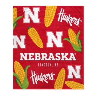 Nebraska Huskers 60'' x 70'' ۡॿ  ե꡼ ֥󥱥å ͥ