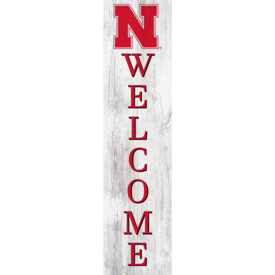 Nebraska Huskers 48'' Welcome Leaner ᡼