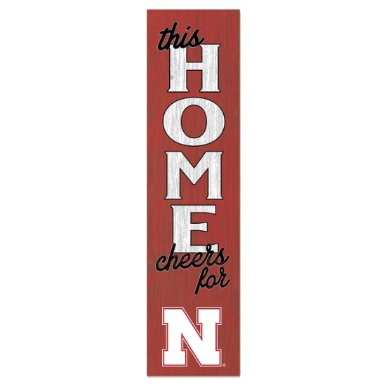 Nebraska Huskers 12'' x 48'' This ۡ Leaning  ᡼