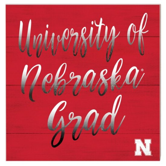 Nebraska Huskers 10'' x 10'' Grad ץ顼 ᡼