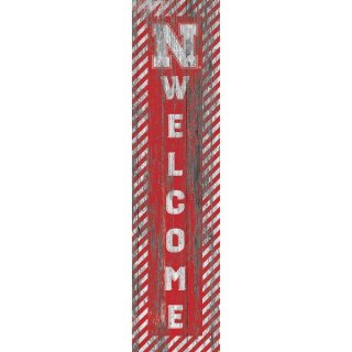 Nebraska Huskers 12'' x 48'' ɥ Leaner Welcome  ͥ