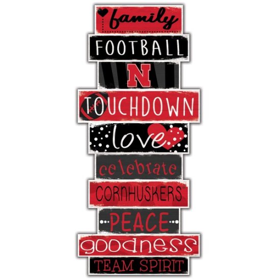 Nebraska Huskers 5'' x 24'' ֥졼s Stack  ᡼