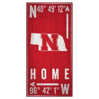 Nebraska Huskers 6'' x 12''  Coordinåe  ͥ