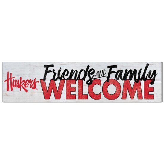 Nebraska Huskers 10'' x 40'' Friends & եߥ꡼ Welco ᡼