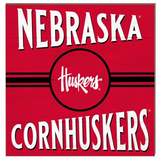 Nebraska Huskers 10'' x 10'' ȥ   ᡼