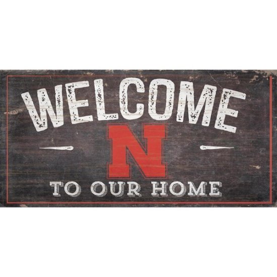 Nebraska Huskers 11'' x 19'' Welcome ȥ Our ۡ  ᡼