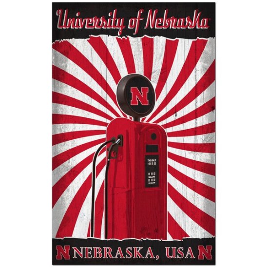 Nebraska Huskers 11'' x 19'' ȥ Pump Locåi  ᡼