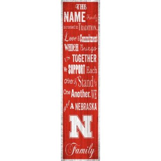 Nebraska Huskers 6'' x 24'' ѡʥ饤 եߥ꡼ Хʡ  ͥ