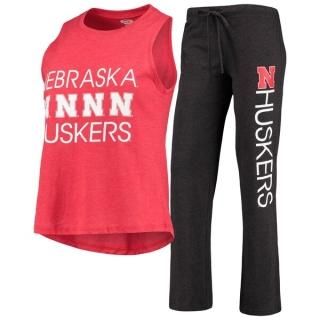 Nebraska Huskers コンセプト スポーツ レディース チーム タンクトップ & パンツ