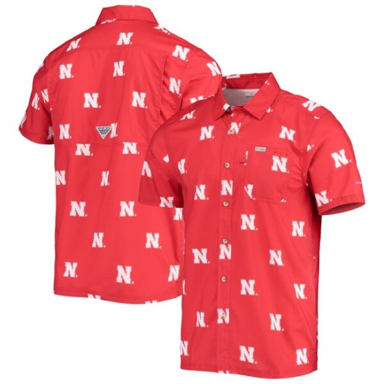 Nebraska Huskers Columbia Super Slack Tide Omni-Sh ᡼