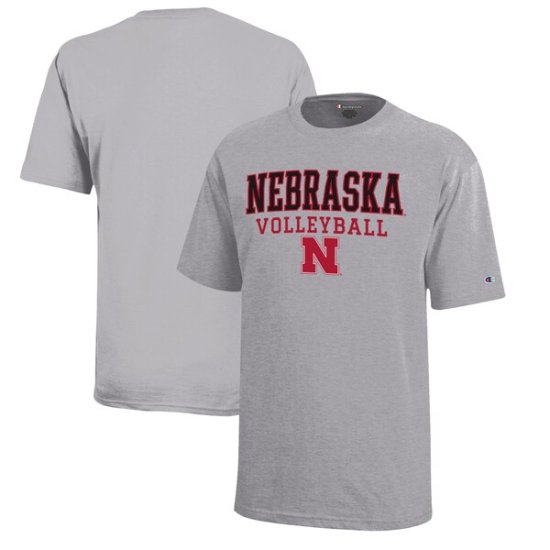 Nebraska Huskers ԥ 桼 Stacked  Volleyball  ᡼