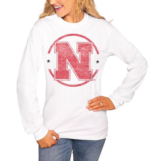 Nebraska Huskers ǥ End  󥰥꡼ ԥ - ۥ磻 ᡼